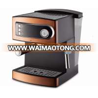 Copper color 1.6L 15 bar ULKA Italy pump detachable water tank capuccino and espresso coffee maker