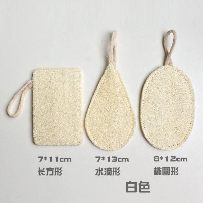 Natural Biodegradable Loofah Cleaning Sponge Scouring Pad For Bowl Washing